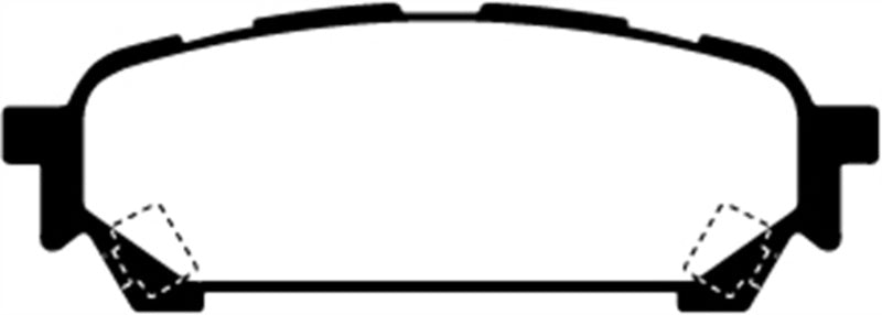 Plaquettes de frein arrière EBC 04-06 Saab 9-2X 2.0 Turbo Greenstuff