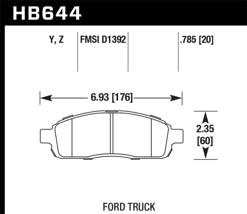 Hawk LTS Street Brake Pads