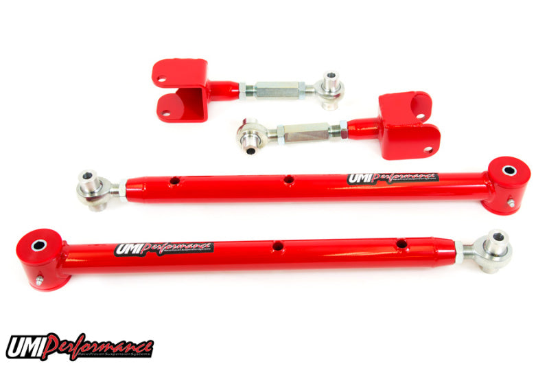 Kit de bras de suspension supérieur et inférieur réglables UMI Performance 78-88 GM G-Body