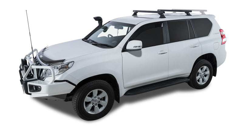 Rhino-Rack 10-21 Lexus GX 460 4 Door SUV Front/Middle Heavy Duty RCH 2 Bar Roof Rack - Silver