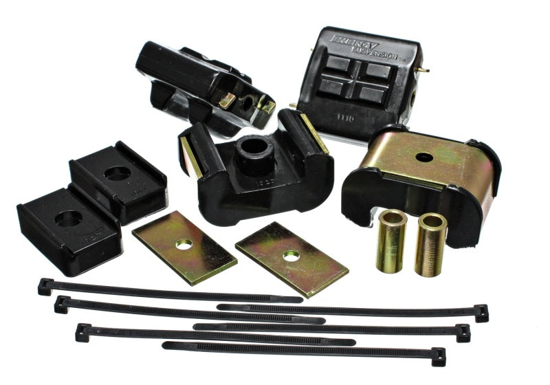 Support moteur et transmission complet GM Energy Suspension - Noir