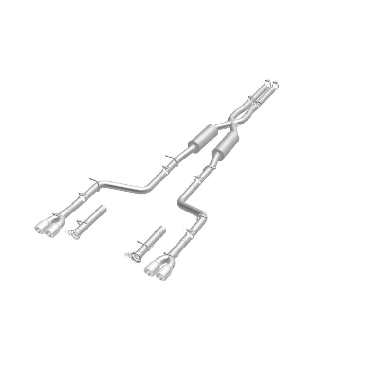 Cat-Back MagnaFlow, SS, 2,5 po, embout arrière divisé en quatre parties de 3,5 po, Dodge Challenger R/T 5,7 L 2015