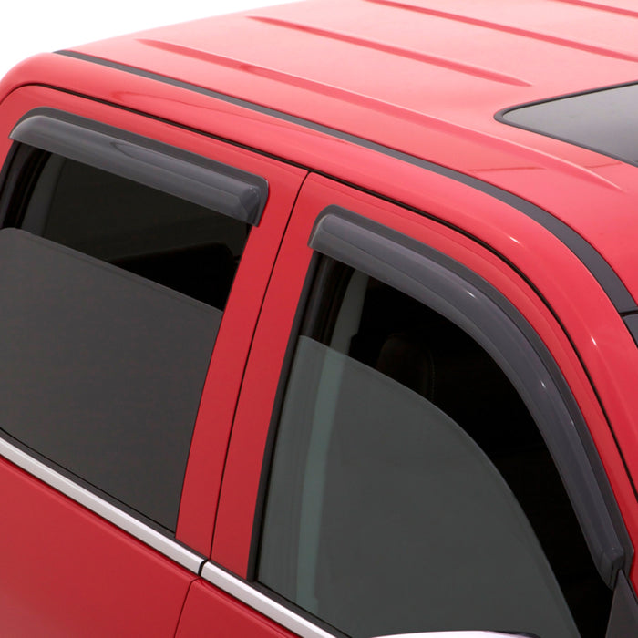 AVS 98-11 Ford Crown Victoria (Short Rears) Ventvisor Outside Mount Window Deflectors 4pc - Smoke