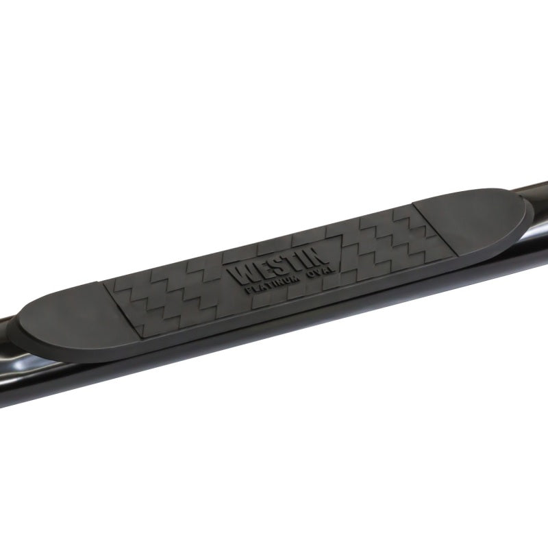 Westin 1999-2016 Ford F-250/350/450/550HD Crew Cab Platinum 4 Oval Nerf Step Bars - Black