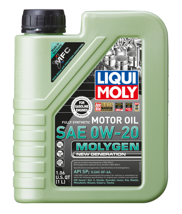 LIQUI MOLY 1L Huile moteur Molygen nouvelle génération SAE 0W20