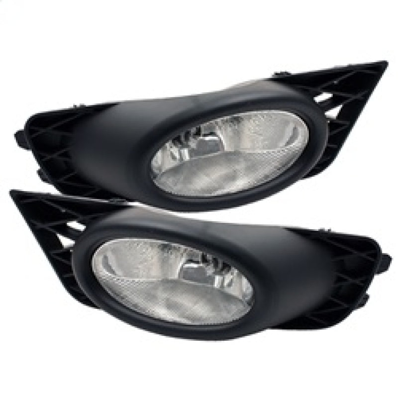 Feux antibrouillard Spyder Honda Civic 09-11 4 portes OEM avec interrupteur - Transparent FL-CL-HC09-4D-C