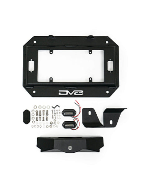 Kit de suppression de roue de secours DV8 Offroad 18-22 Jeep Wrangler JL avec supports d'éclairage