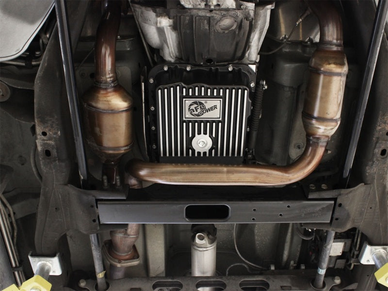 Carter de transmission aFe (noir avec ailettes usinées) Camions GM 99-16 (4L60-E/4L60E/4L65E/4L70E/4L75E)