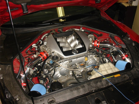 Injen 10-12 Nissan R35 GTR V6 3,8 L Twin Turbo poli admission à vérin court