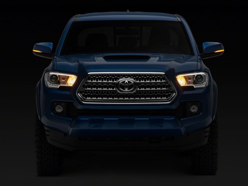 Clignotants séquentiels à LED montés sur rétroviseur Raxiom 16-23 Toyota Tacoma Axial Series - Fumé