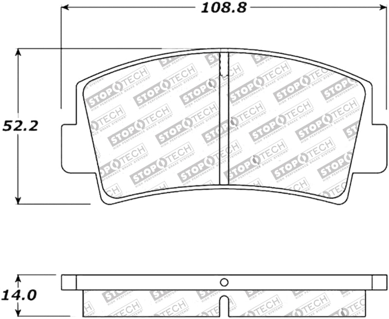 Plaquettes de frein StopTech Street Touring