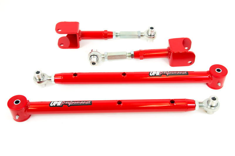 Kit de bras de suspension supérieur et inférieur réglables UMI Performance 64-67 GM A-Body