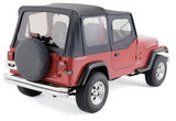 Capote de rechange d'origine pour Jeep Wrangler (YJ) Rampage 1988-1995 - Denim noir