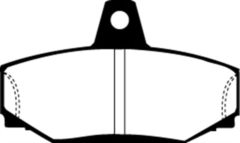 Plaquettes de frein arrière EBC Ultimax2 pour Volvo 760 2.3 Turbo (ABS) (Girling) 83-90