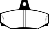 Plaquettes de frein arrière Redstuff EBC 83-90 Volvo 760 2.3 Turbo (ABS) (Girling)