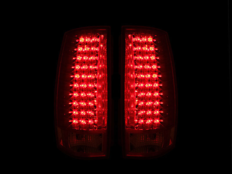 Feux arrière à LED ANZO 2007-2014 Chevrolet Suburban Rouge/Clair G4