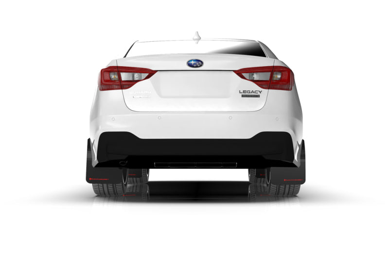 Bavette garde-boue Rally Armor 20-22 Subaru Legacy noire UR avec logo bleu