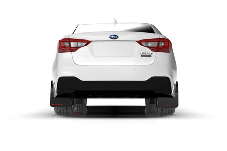 Bavette garde-boue Rally Armor 20-22 Subaru Legacy noire UR avec logo blanc