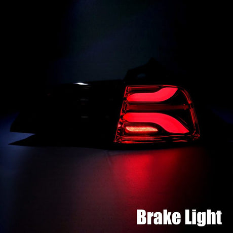 Feux arrière à LED AlphaRex 20-22 Tesla Model Y PRO-Series Jet Black avec Seq Sig