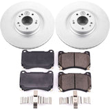 Kit de freins avant Power Stop 2011 Hyundai Equus Z17 Evolution Geomet avec revêtement