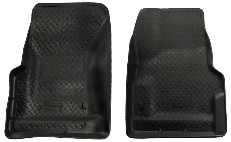 Revêtements de sol noirs de style classique pour Jeep Wrangler 97-06 Husky Liners