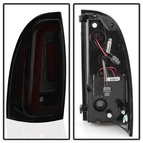Feux arrière à LED Spyder 05-15 Toyota Tacoma (non compatibles avec les LED d'origine) - Fumé ALT-YD-TT05V2-LB-BSM