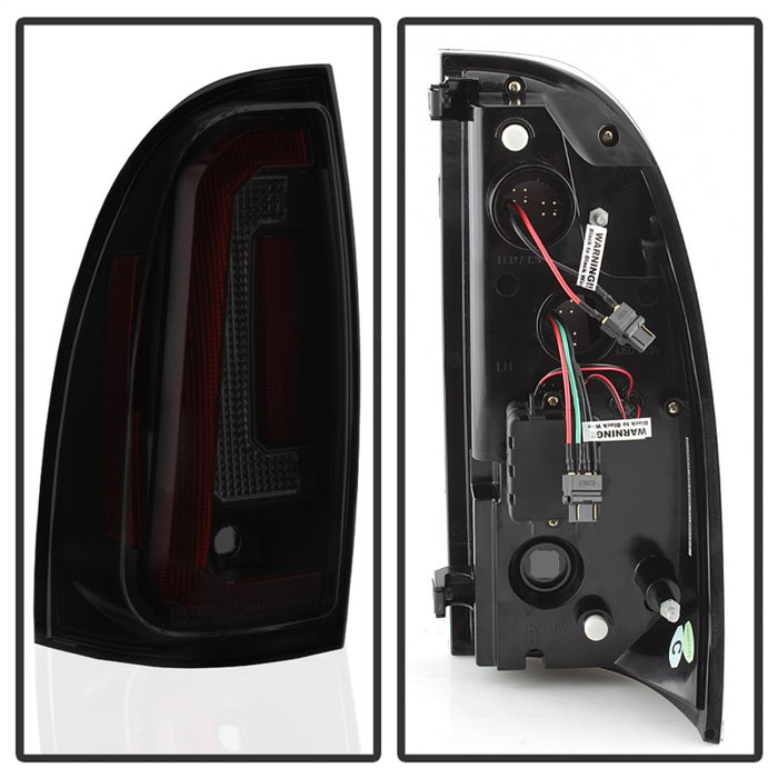 Spyder 05-15 Toyota Tacoma LED Tail Lights (Not Compatible w/OEM LEDS) - Smoke ALT-YD-TT05V2-LB-BSM