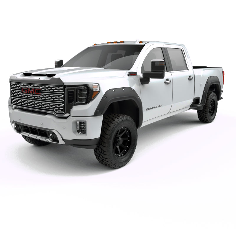 Élargisseurs d'ailes noirs à boulonner EGR 2020 GMC Sierra HD - Ensemble