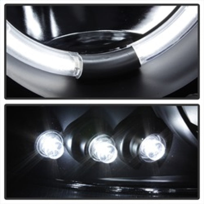 Spyder GMC Sierra 1500/2500 99-06 Projector Headlights CCFL Halo LED Blk Smke PRO-YD-CDE00-CCFL-BSM