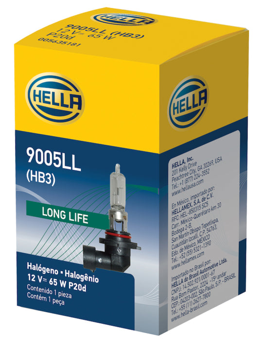 Ampoule Hella 9005/HB3 12V 65W P20d T4 LONGLIFE