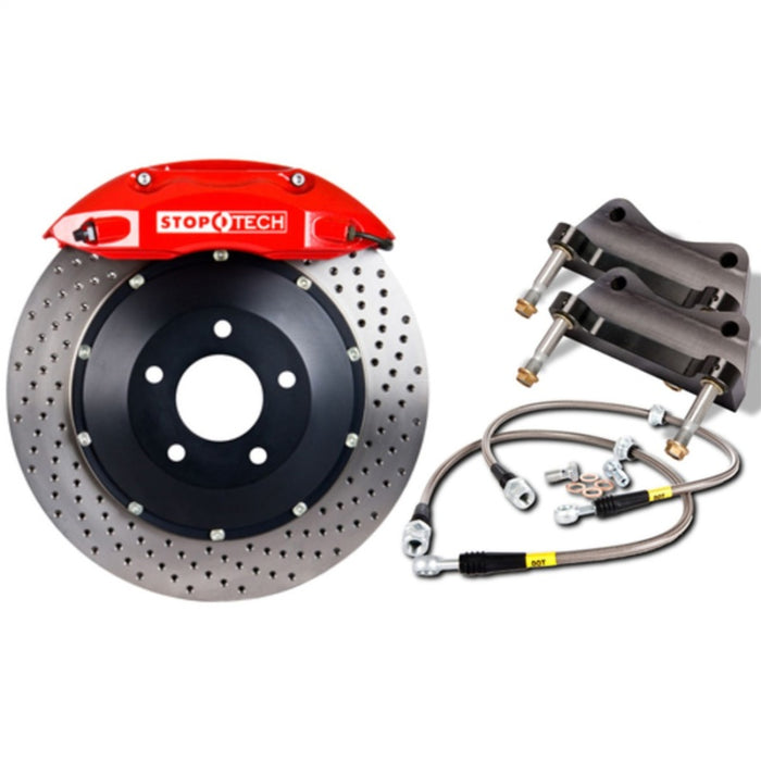 Rotors percés rouges StopTech BBK 93-98 Toyota Supra / 92-00 Lexus SC300/SC400 avant ST-40 355x32