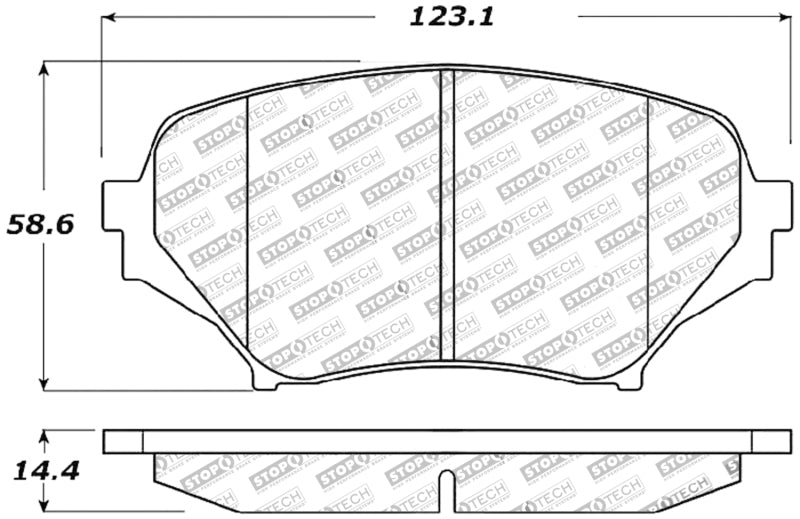 Plaquettes de frein avant StopTech Performance 06-08 Mazda Miata MX-5