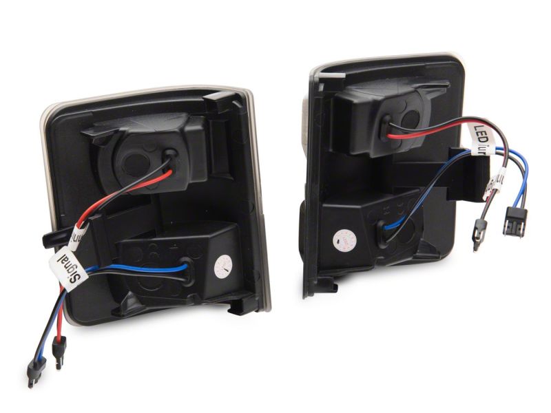 Feux de position latéraux à LED Axial Switchback pour Ford F-250/F-350 Super Duty de Raxiom 11-16 - Fumés