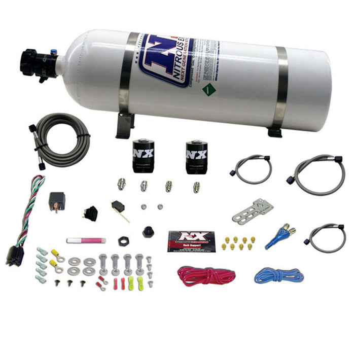 Kit d'azote à buse unique pour tous les modèles Dodge EFI (35-150 CV) avec bouteille de 15 lb