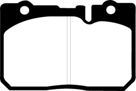 Plaquettes de frein avant EBC 95-00 Lexus LS400 4.0 Greenstuff