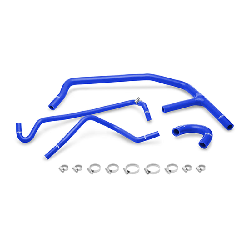 Kit de tuyaux auxiliaires en silicone bleu Mishimoto 15+ Ford Mustang EcoBoost