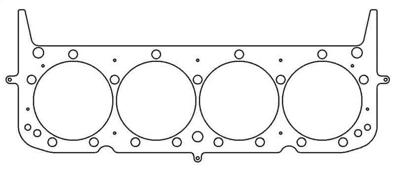 Cometic Chevy Small Block Brodix (toutes les têtes de 12 à 23 degrés) Alésage de 4,030 pouces Joint de culasse MLS de 0,027 pouce