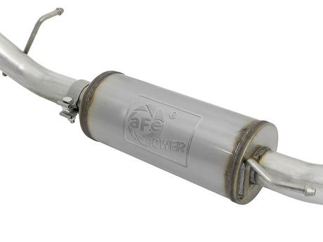 Échappement arrière en acier aluminisé aFe Scorpion 2-1/2 po pour Jeep Wrangler (JK) 07-18 V6 3,6 L/3,8 L (2/4 portes)