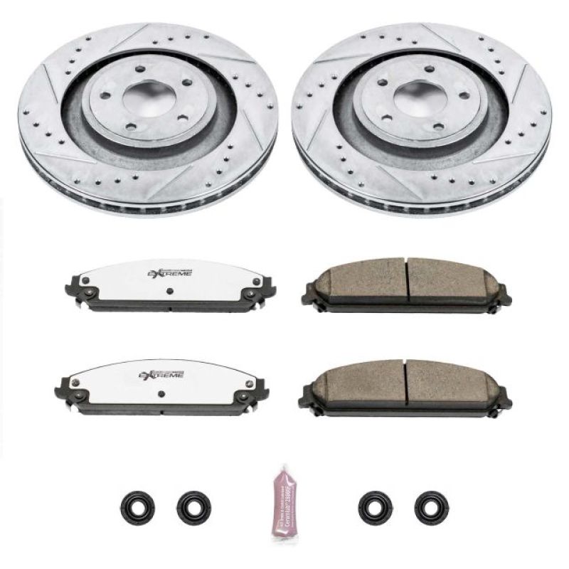 Power Stop 13-14 Chrysler 200 Front Z26 Street Warrior Brake Kit