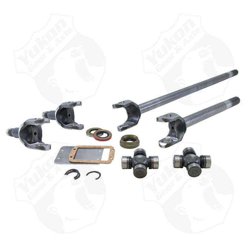 Kit de remplacement d'essieu avant en chrome-molybdène Yukon Gear 4340 pour Wagoneer 74-79 (freins à disque)