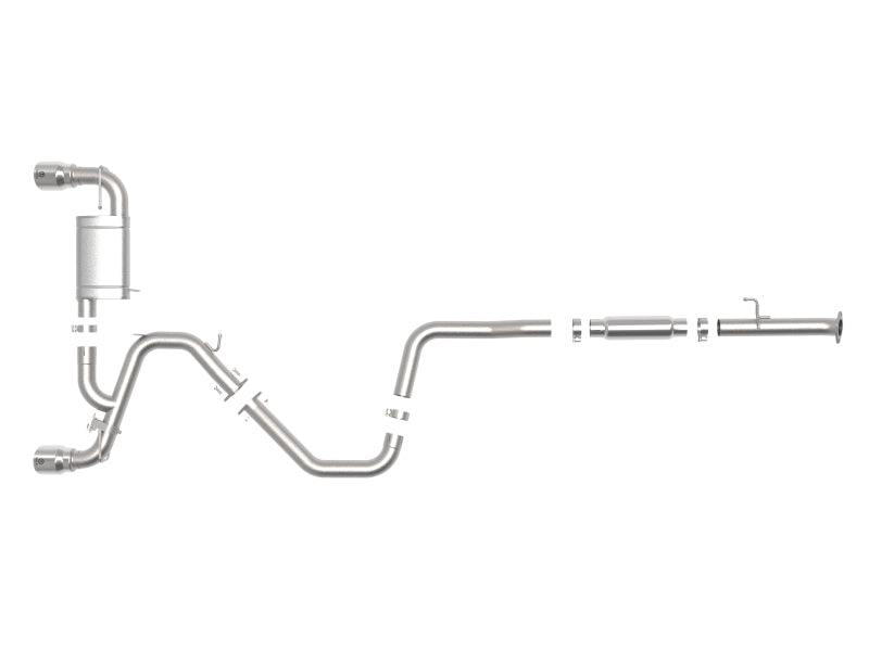 aFe Hyundai Veloster N 21-22 L4-2.0L (t) Système d'échappement Takeda Cat-Back - Embouts polis