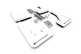 Rally Armor 18-25 Toyota Corolla Hatchback White UR Mud Flap Black Logo