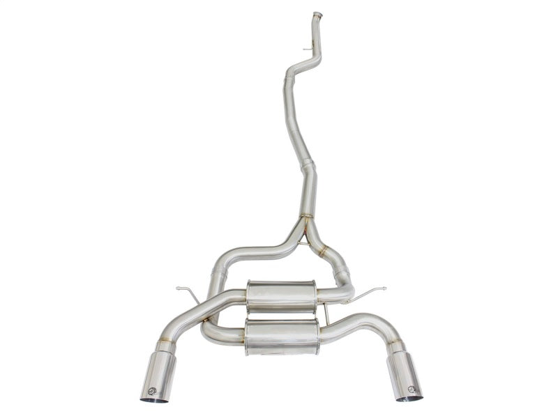 aFe MACHForce XP SS-304 Embout poli 2,5 pouces de diamètre Cat Back Exhaust 12-14 BMW 335i (F30) 3.0L (t)