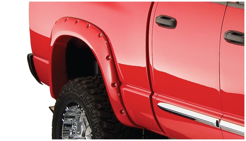 Bushwacker 02-08 Dodge Ram 1500 Fleetside Pocket Style Flares 4 pièces 75,9/76,3/97,9 pouces - Noir