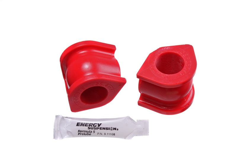 Bagues de barre stabilisatrice avant 25,4 mm pour Honda Civic 06-11 (sauf Si) Energy Suspension - Rouge