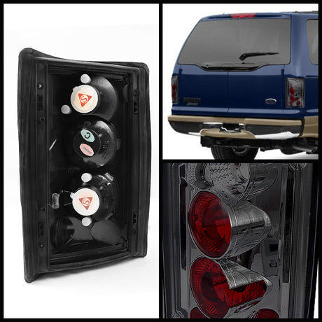 Feux arrière Spyder Ford Excursion 00-06/Econoline 150/250/350/450/550 95-06 Euro Smk ALT-YD-FEC00-SM