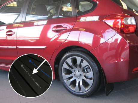 Bavette garde-boue Rally Armor 12-16 Subaru Impreza noire UR avec logo argenté