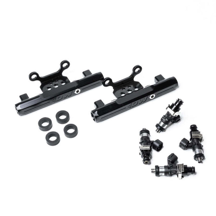 Kit de conversion de rampe d'alimentation latérale vers alimentation supérieure pour Subaru STI/LGT 04-06 DeatschWerks avec injecteurs 2200cc