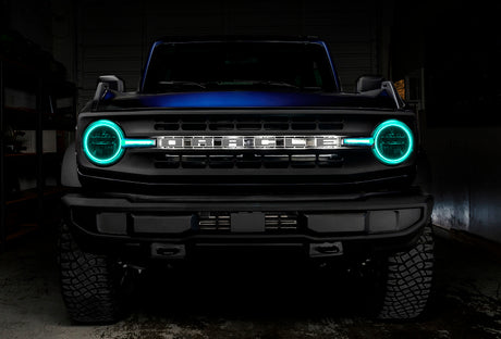 Oracle 2122 Ford Bronco Headlight Halo Kit w/DRL Bar  Base Headlights w/Simple Control