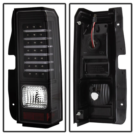 Feux arrière à LED Xtune Hummer H3 06-09 (non H3T) Noir ALT-ON-HH306-LED-BK